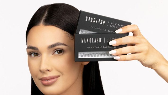 nanolash Pestañas en racimo DIY para extensión de pestañas en casa